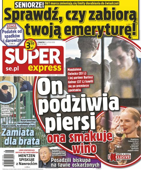 okłada najnowszego numeru Super Express