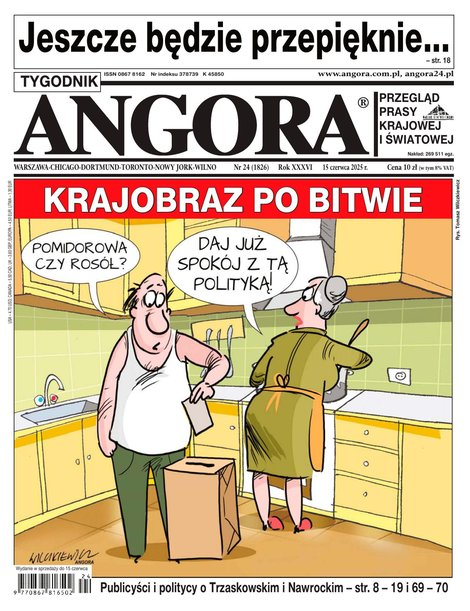 widok pierwszej strony Angora