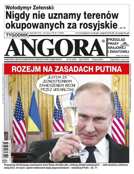 okłada najnowszego numeru Angora