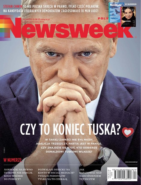 widok pierwszej strony Newsweek Polska