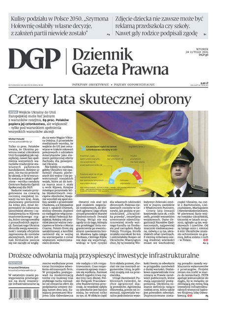 okłada najnowszego numeru Dziennik Gazeta Prawna