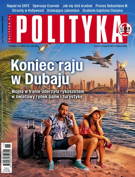 widok pierwszej strony Polityka