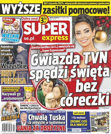 okłada najnowszego numeru Super Express