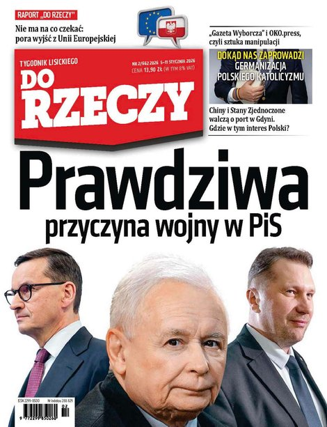 okłada najnowszego numeru Do Rzeczy