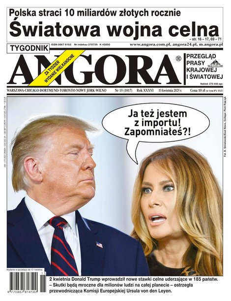 okłada najnowszego numeru Angora