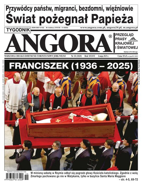 okłada najnowszego numeru Angora