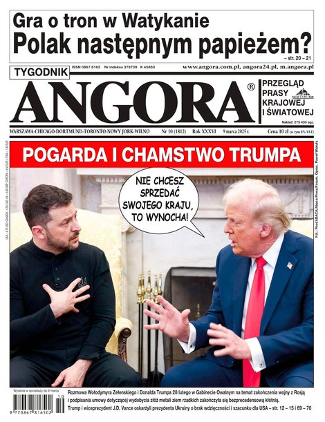 okłada najnowszego numeru Angora