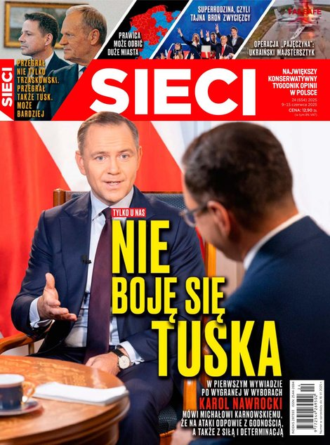 okłada najnowszego numeru Sieci