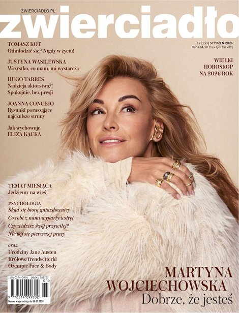 okłada najnowszego numeru Zwierciadło