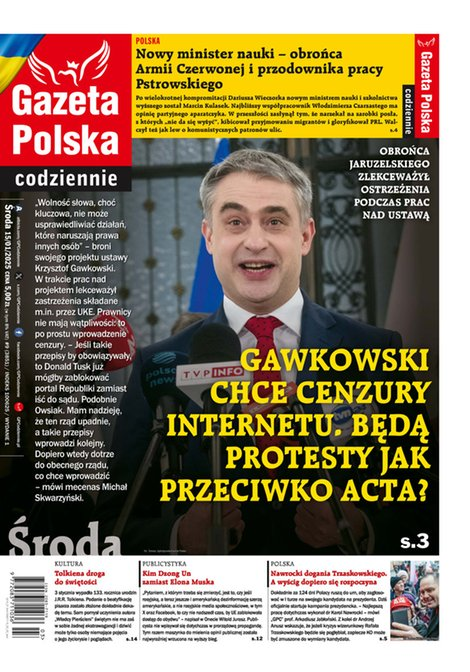 okłada najnowszego numeru Gazeta Polska Codziennie