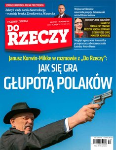 okłada najnowszego numeru Do Rzeczy