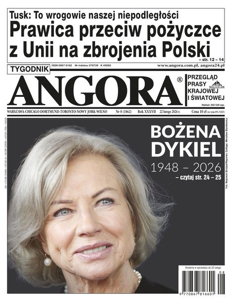okłada najnowszego numeru Angora