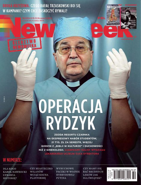 okłada najnowszego numeru Newsweek Polska