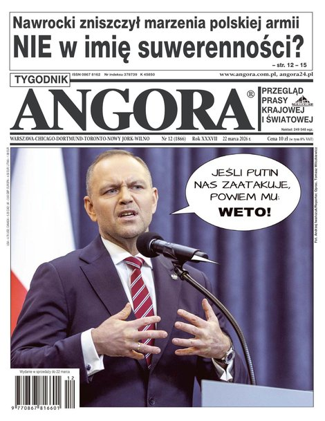 widok pierwszej strony Angora