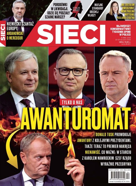 okłada najnowszego numeru Sieci