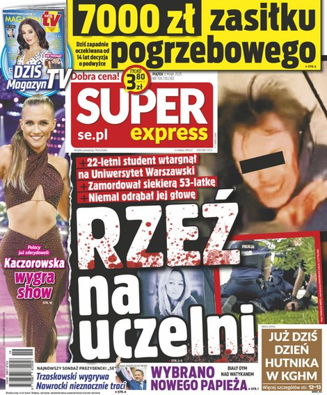 okłada najnowszego numeru Super Express