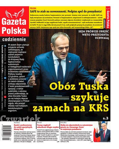okłada najnowszego numeru Gazeta Polska Codziennie