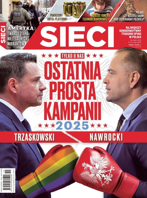 okłada najnowszego numeru Sieci