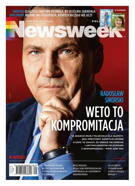 okłada najnowszego numeru Newsweek Polska