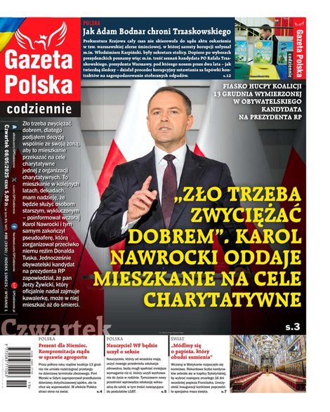 okłada najnowszego numeru Gazeta Polska Codziennie