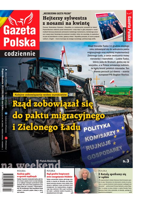 okłada najnowszego numeru Gazeta Polska Codziennie