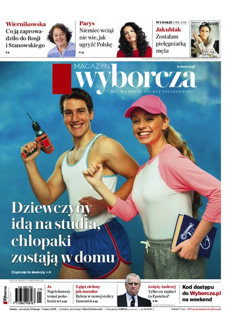 okłada najnowszego numeru Gazeta Wyborcza-Warszawa