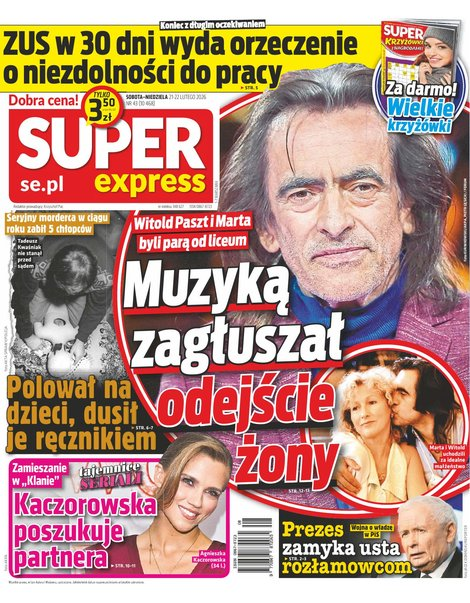 okłada najnowszego numeru Super Express