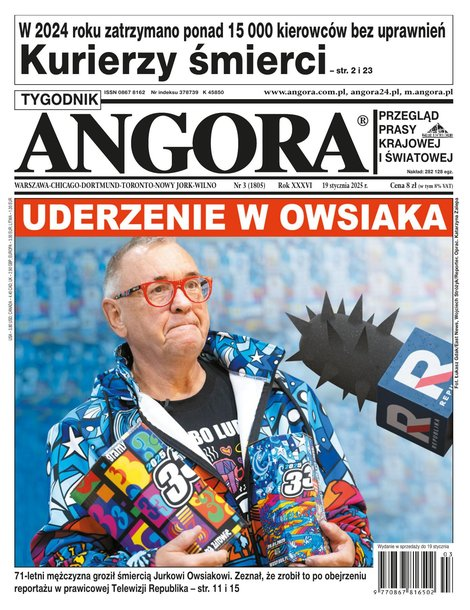 okłada najnowszego numeru Angora