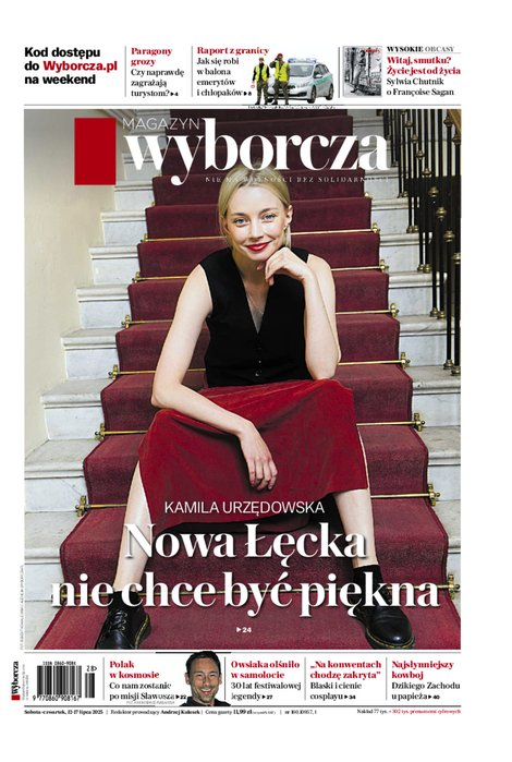 okłada najnowszego numeru Gazeta Wyborcza-Warszawa