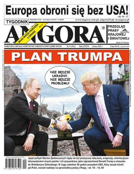 okłada najnowszego numeru Angora