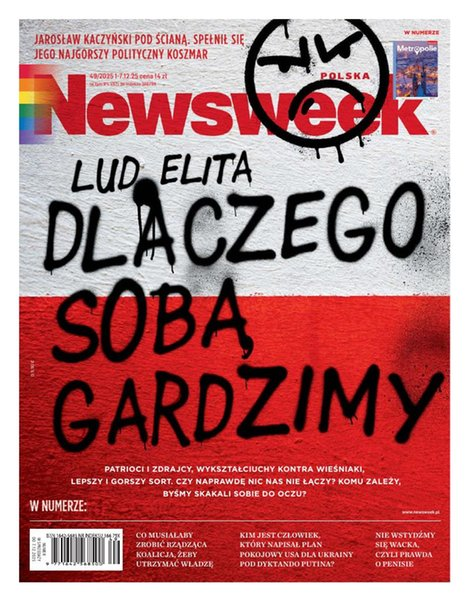 widok pierwszej strony Newsweek Polska
