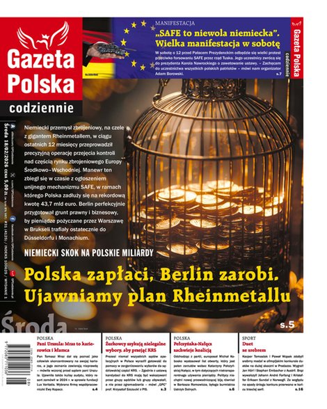 okłada najnowszego numeru Gazeta Polska Codziennie
