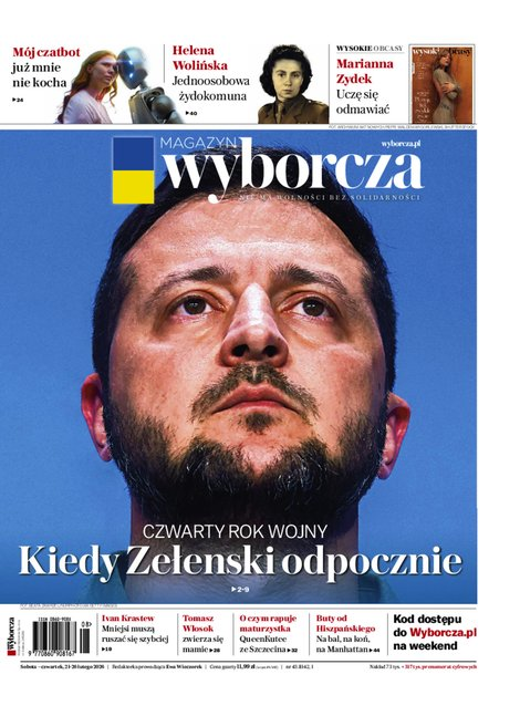 okłada najnowszego numeru Gazeta Wyborcza-Warszawa