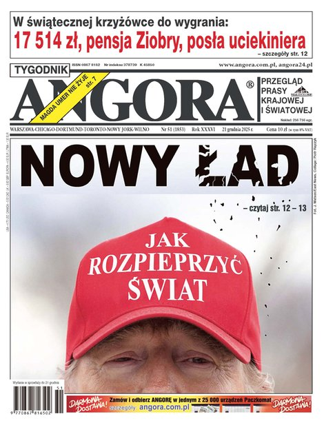 okłada najnowszego numeru Angora
