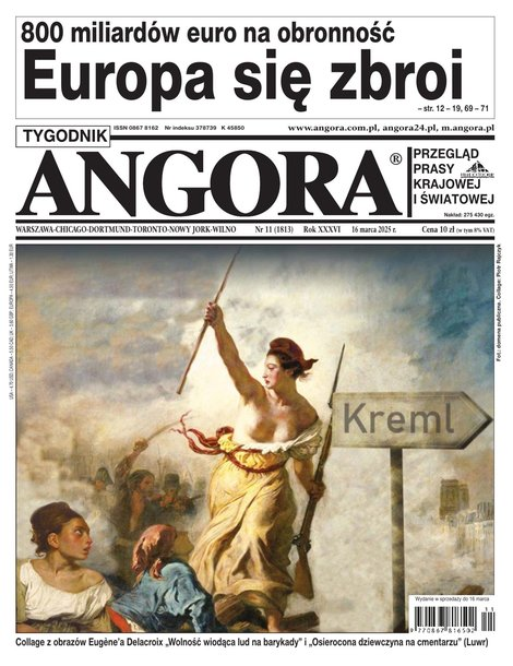 okłada najnowszego numeru Angora