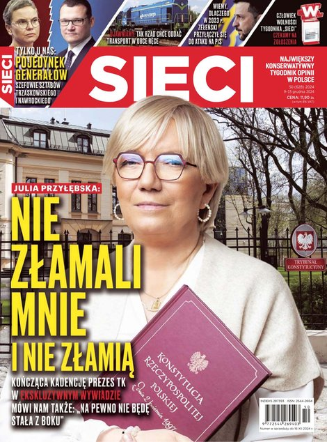 okłada najnowszego numeru Sieci