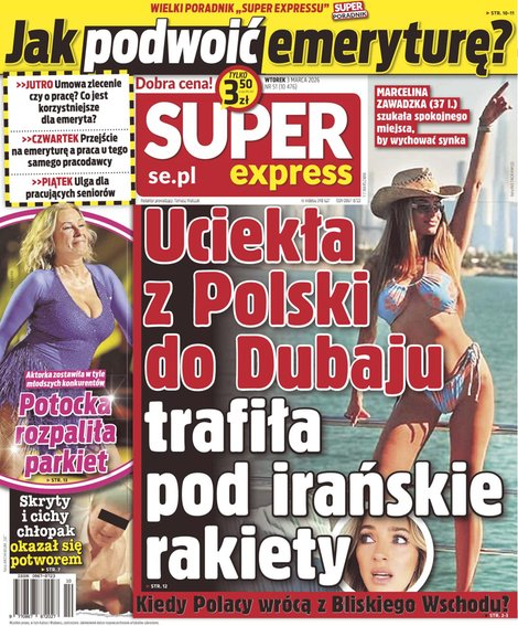 okłada najnowszego numeru Super Express