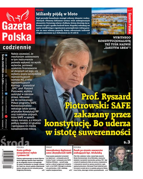 okłada najnowszego numeru Gazeta Polska Codziennie