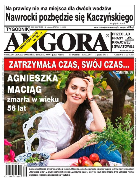 widok pierwszej strony Angora