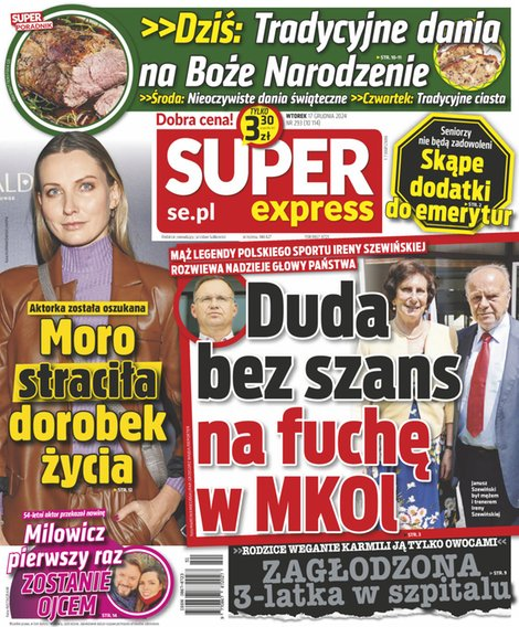 okłada najnowszego numeru Super Express