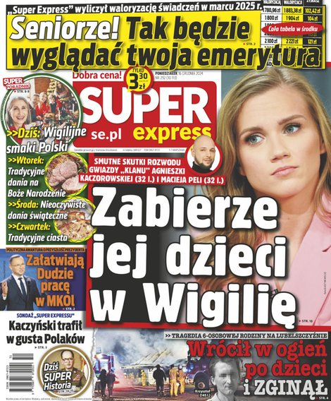 okłada najnowszego numeru Super Express