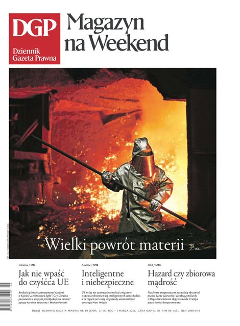 okłada najnowszego numeru Dziennik Gazeta Prawna