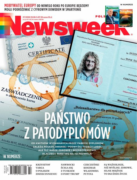 okłada najnowszego numeru Newsweek Polska