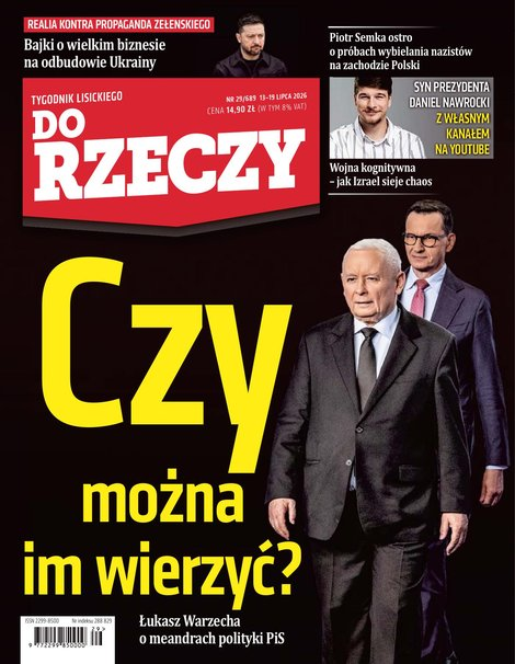 okłada najnowszego numeru Do Rzeczy