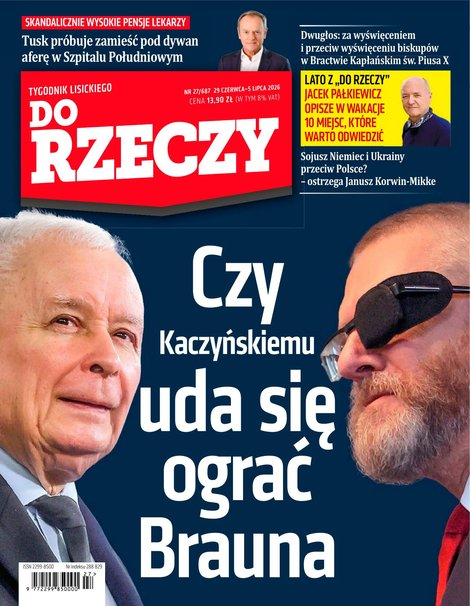 okłada najnowszego numeru Do Rzeczy