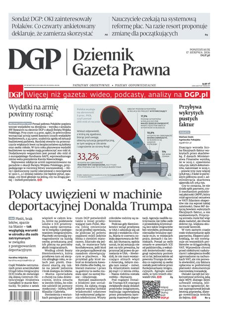 okłada najnowszego numeru Dziennik Gazeta Prawna