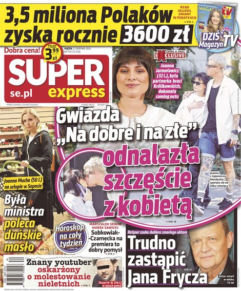 okłada najnowszego numeru Super Express