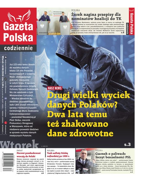 okłada najnowszego numeru Gazeta Polska Codziennie
