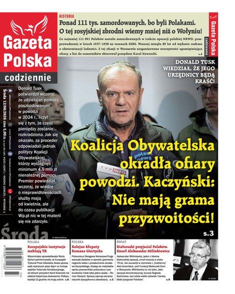 okłada najnowszego numeru Gazeta Polska Codziennie