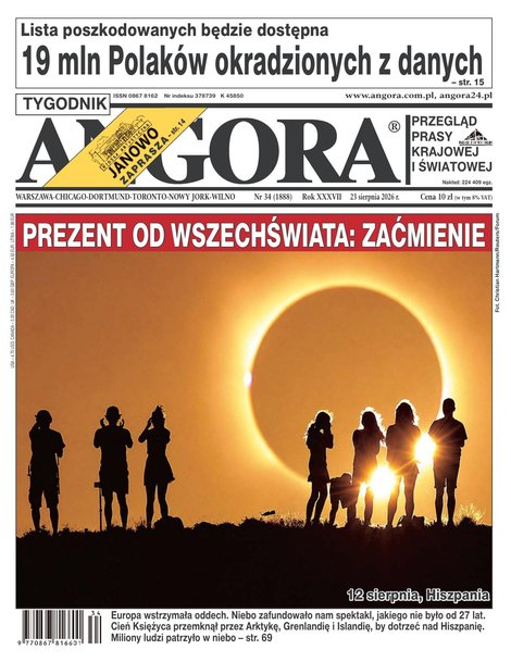 okłada najnowszego numeru Angora